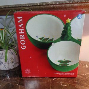 Gorham Christmas Splendor 3 Part Server